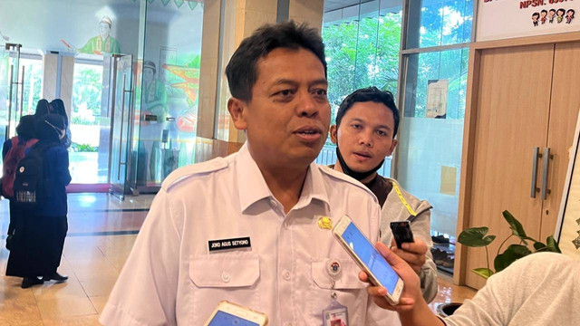 Sekda DKI Jakarta Joko Agus Setyono di Balai Kota DKI Jakarta, Rabu (22/2/2023). Foto: Haya Syahira/kumparan