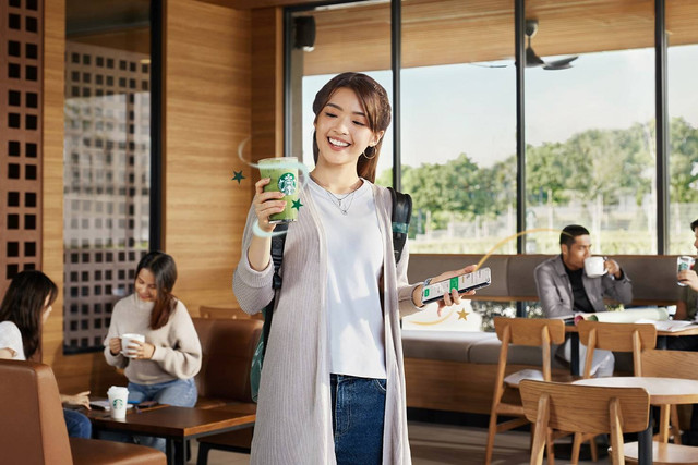 Konferensi pers pembaruan program loyalty Starbucks Rewards Indonesia di Jakarta (23/2/23). Foto: Starbucks Indonesia.