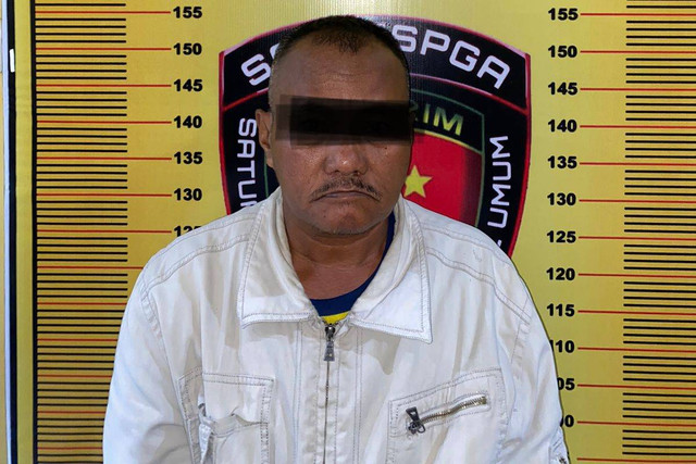 Sopir truk di Pagar Alam ditangkap polisi karena cabuli bocah 8 tahun. (dok. Polres Pagar Alam)