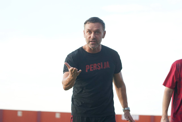 Pelatih Persija Jakarta, Thomas Doll. Foto: Dok. Persija