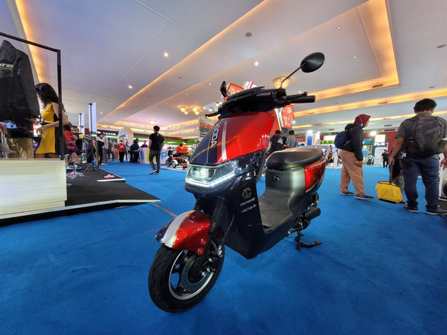 Motor listrik GODA Lion Foto: Rizki Fajar Novanto/kumparan