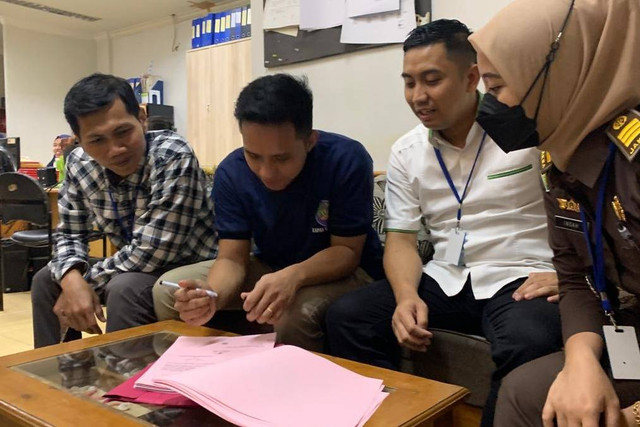 Richard Eliezer di Lapas Salemba, Senin (27/2/2023). Foto: Kejagung