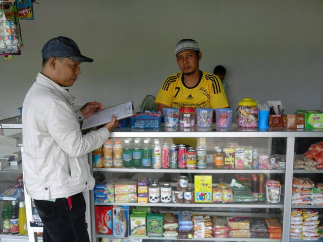 Survei Industri Mikro dan Kecil BPS Barru. Foto : Mochamad Asryl Aziz