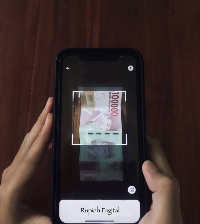 Ilustrasi Rupiah Digital (Foto: Milik Pribadi)