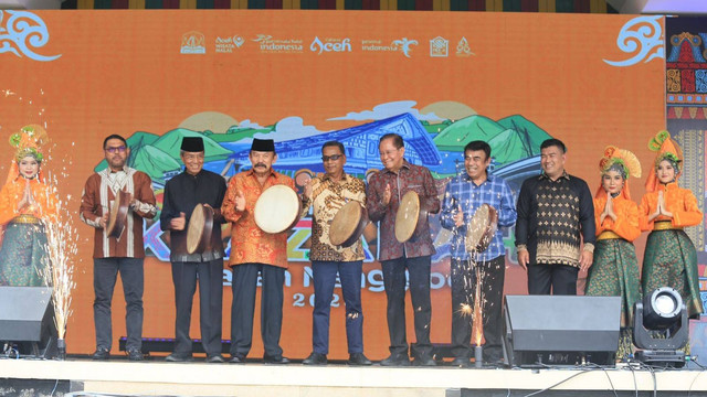 Peluncuran agenda Khazanah Piasan Nanggroe di TMII, Jakarta. Foto: Disbbudpar