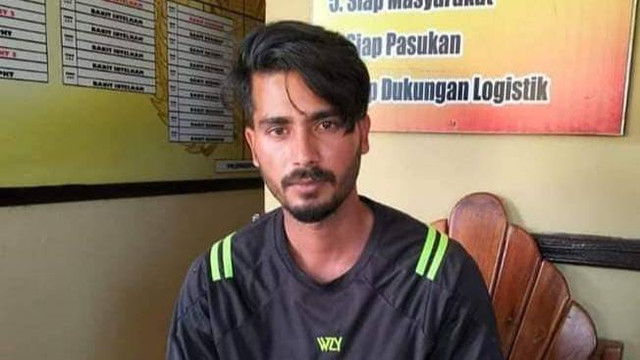 Asib Ali Bhore, pria asal India yang niatnya datang melamar pujaan hatinya di Wajo ditolak oleh orang tua wanita tersebut. Foto: Istimewa