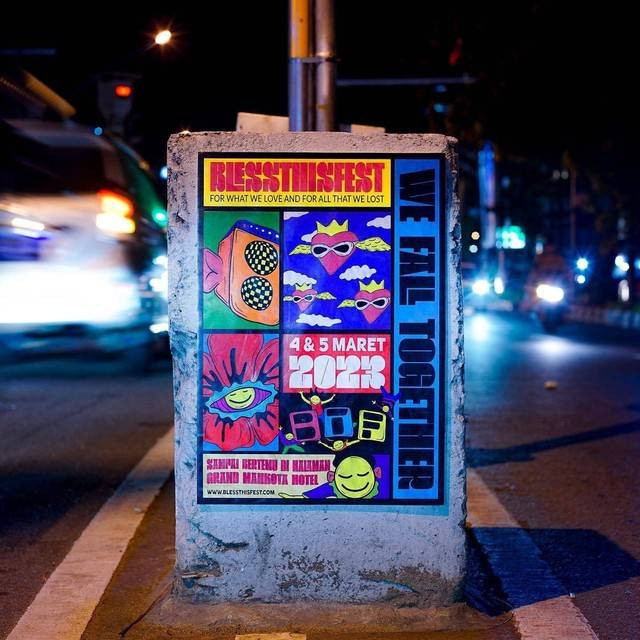 Festival musik terbesar di Pontianak, Bless This Fest kembali digelar di Halaman Grand Mahkota Hotel, pada 4-5 Maret 2023 mendatang. Foto: Dok. BTF/Instagram