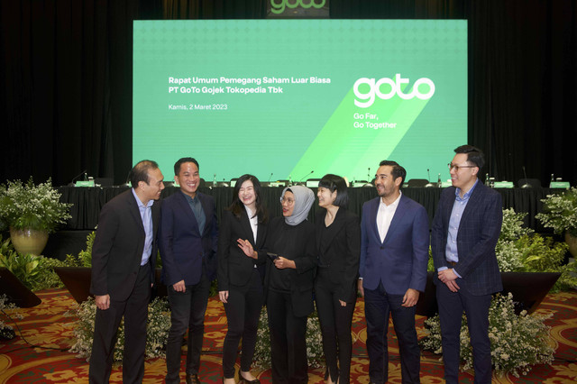 Dewan Komisaris dan Direksi PT GoTo Gojek Tokopedia Tbk (GOTO). Foto: GoTo