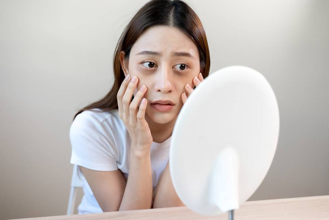 Ilustrasi kantung mata. Foto: Shutterstock