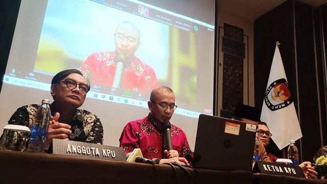 Konpers KPU sikapi putusan PN Jakpus di Bali, Kamis (2/3/2023). Foto: Denita BR Matondang/kumparan