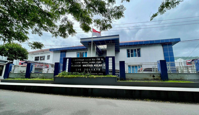 Kantor Imigrasi Kelas I TPI Ternate. Foto: Samsul/cermat