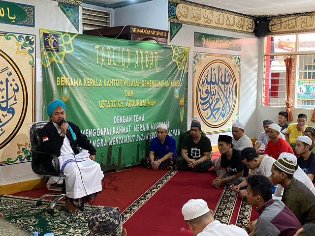 Tablik Akbar Ustadz KH. Abdurrahman di Rutan Tanjung