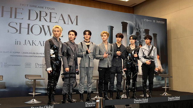 Konferensi Pers NCT Dream Tour: The Dream Show 2 di ICE Convention Centre, Tangerang Selatan, Sabtu ( 4/3). Foto: Haya Syahira/kumparan