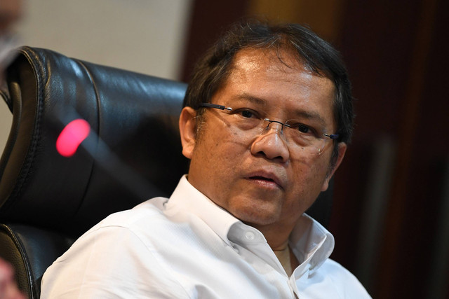 Eks Menkominfo, Rudiantara. Foto: Wahyu Putro A/ANTARA FOTO