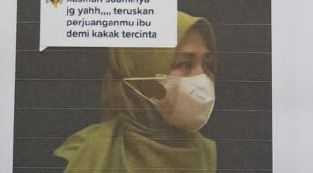 Wajah Ernawati dilihat dari barbuk polisi. Dok: Ist.