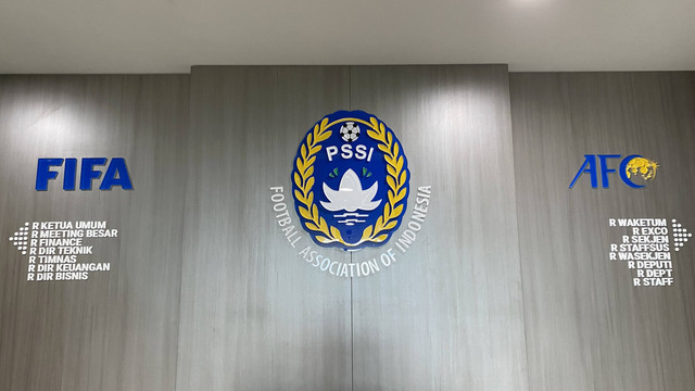 Logo PSSI. Foto: Soni Insan Bagus/kumparan