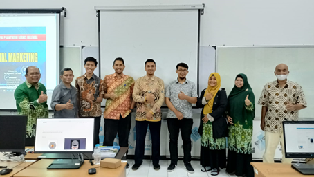 Pelatihan digital marketing bersama prodi Manajemen Universitas Muhammadiyah Surakarta [Foto: S1 STI  Universitas ‘Aisyiyah Surakarta]