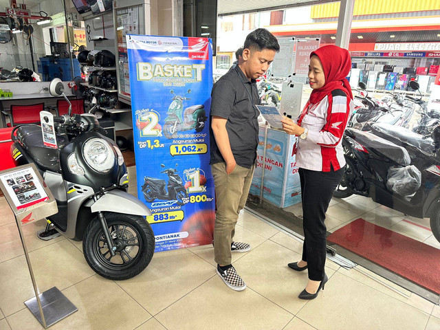 Astra Motor Kalbar tawarkan promo 'Basket; kepada konsumen. Foto: Dok. Astra Kalbar