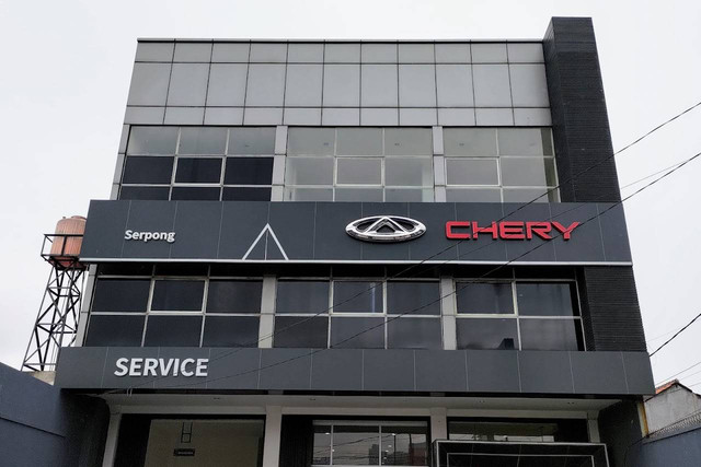 Diler baru Chery di Serpong, Tangerang Selatan. Foto: Aditya Pratama Niagara/kumparan