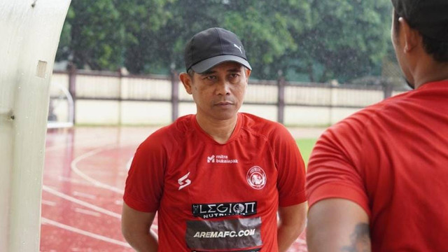 Pelatih Arema FC, Joko Susilo. Foto: Arema FC