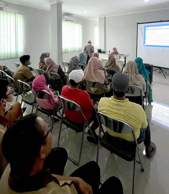 Gambar 1. Penyuluhan mengenai vaksinal Influenza pada anak
