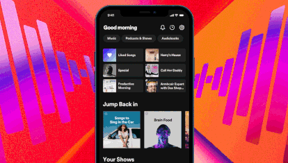 Tampilan beranda Spotify baru mirip FYP TikTok. Foto: Spotify