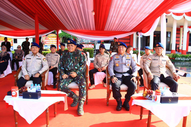 Korps Brimob Polri resmikan struktur organisasi baru. Foto: Brimob Polri