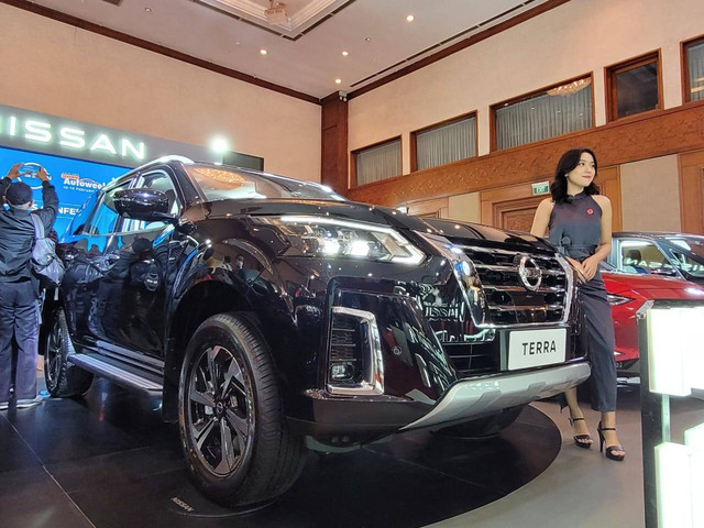 New Nissan Terra di pameran Jakarta Auto Week 2023.  Foto: Rizki Fajar Novanto/kumparan