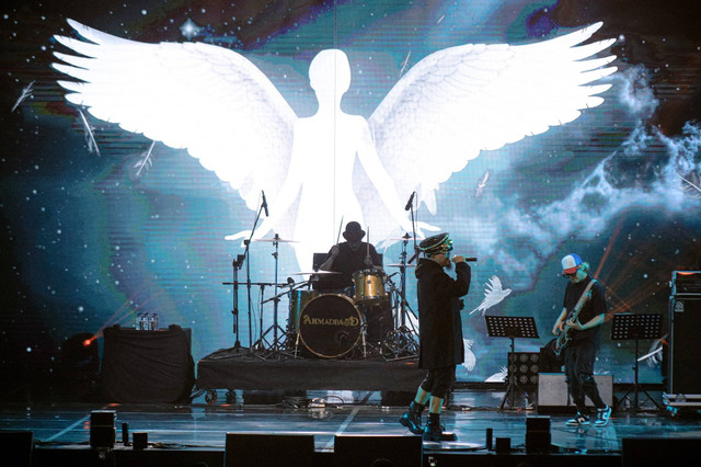 Penampilan Ahmad Band di Jakarta Concert Week di JCC, Senayan, Jakarta, Jumat (10/3/2023). Foto: Jamal Ramadhan/kumparan