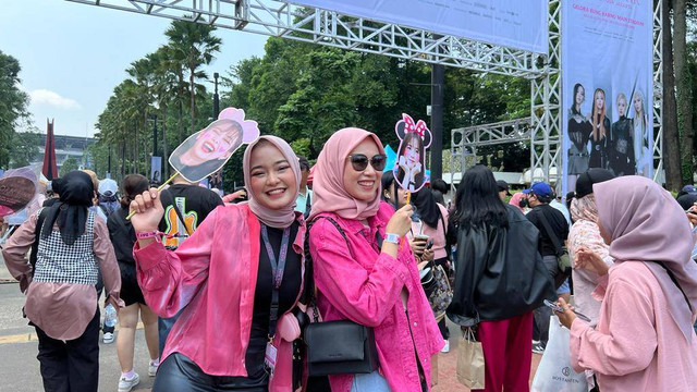 Suasana jelang konser Blackpink di Stadion Gelora Bung Karno, Jakarta, Sabtu (11/3/2023). Foto: Ela Nurlaela/kumparan