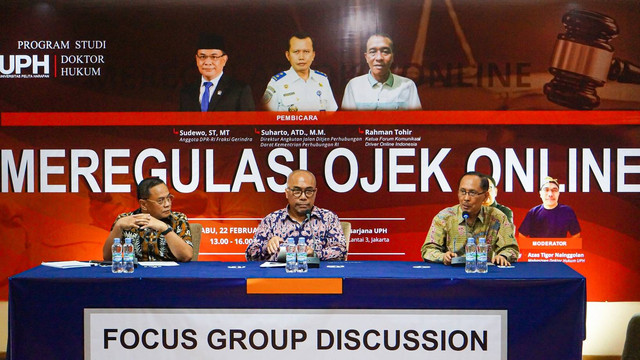 UPH Hadirkan Forum Diskusi 'Meregulasi Ojek Online'