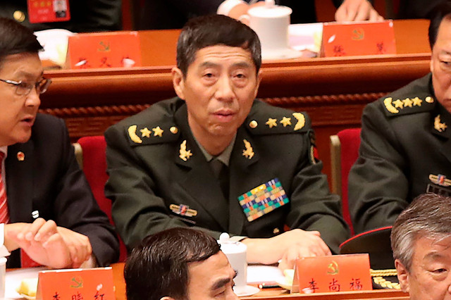Mantan Menteri Pertahanan China, Li Shangfu. Foto: Mark Schiefelbein/AP Photo