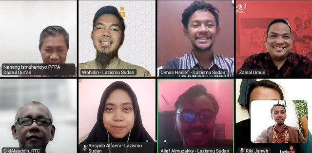 Tangkapan layar Zoom Meeting