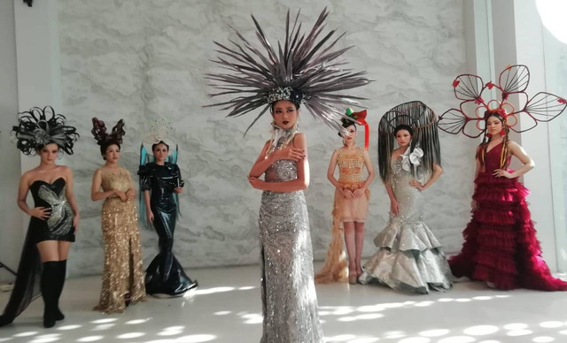 Keunikan sanggul karya siswa Rever Hair and Make Up Academy. Foto-foto: Masruroh/Basra