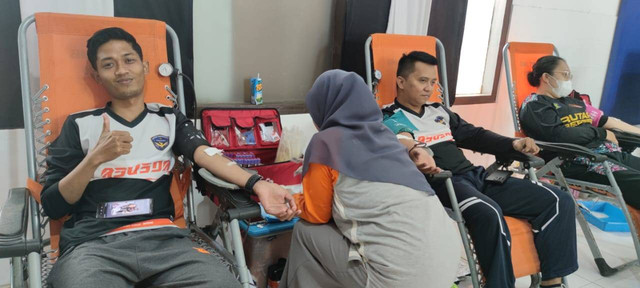 HBP Ke-59, Jajaran Lapas Narkotika Samarinda Gelar Donor Darah. Dok oleh Tim Humas LPN