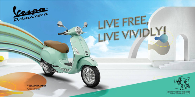 Harga Vespa Matic Primavera. Foto: dok. Vespa Indonesia