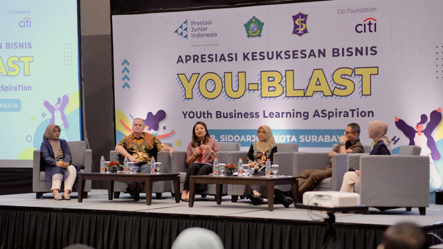 Kegiatan Apresiasi Kesuksesan Bisnis dan Pameran Pengusaha Muda Program YOU-BLAST. Foto: Dok. Istimewa