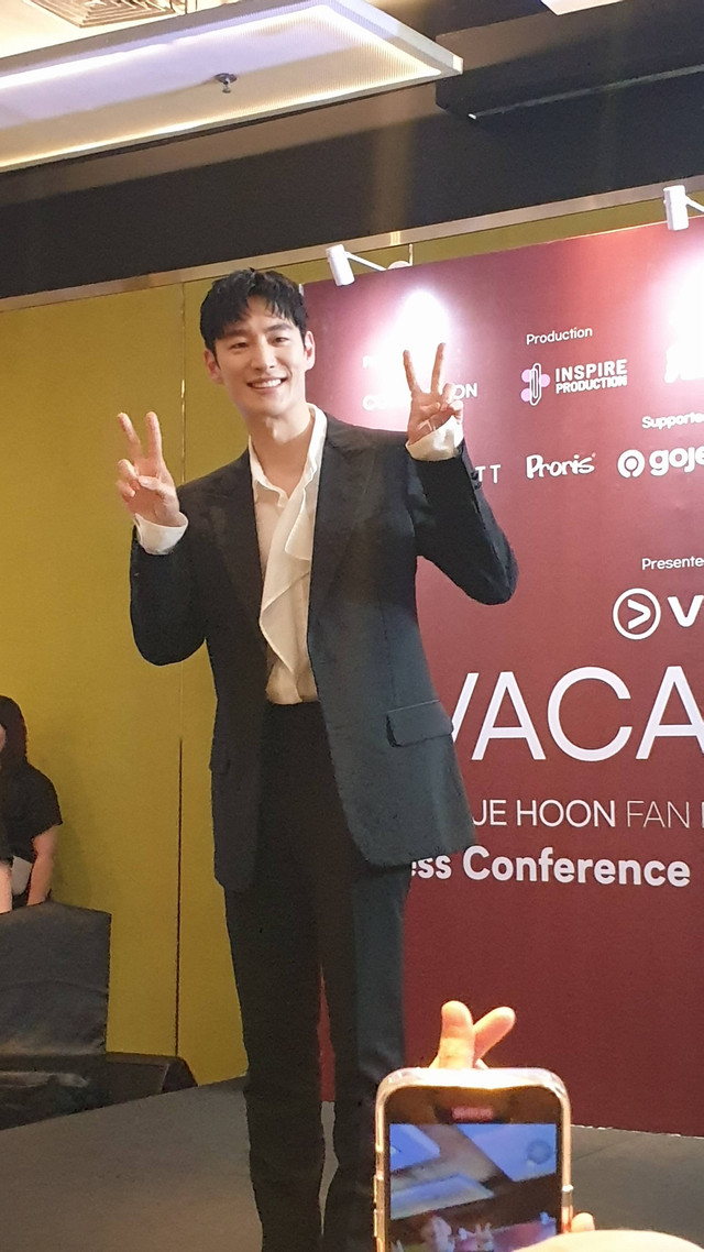 Fan meeting Lee Je Hoon di Hotel Pullman Jakarta Barat, Minggu (19/3/2023). Foto: DN. Mustika Sari/kumparan