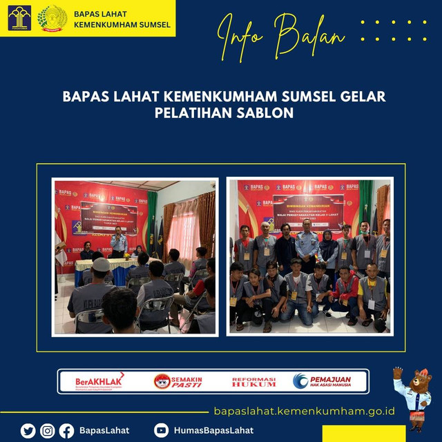 Sumber Foto: Humas Bapas Lahat
