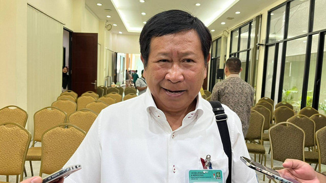 Eks Kabareskrim Susno Duadji menjalani uji kelayakan bacaleg di Kantor DPP PKB, Jakarta Pusat, Selasa (21/3/2023). Foto: Haya Syahira/kumparan