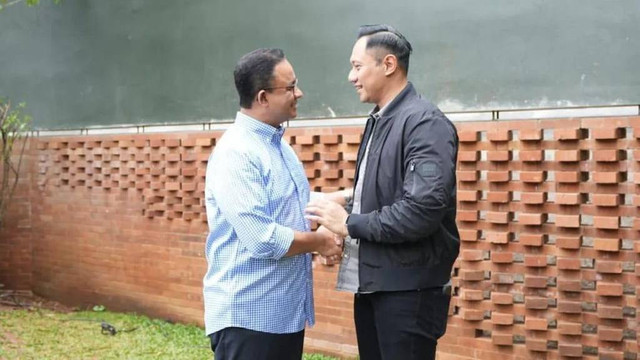 Pertemuan bacapres NasDem Anies Baswedan dan Ketum Demokrat AHY di Kediaman Anies. Foto: Dok. Istimewa