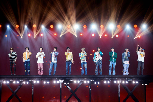 Penampilan Treasure di Konser Hello in Jakarta di ICE BSD, Serpong. Foto: YG Entertainment