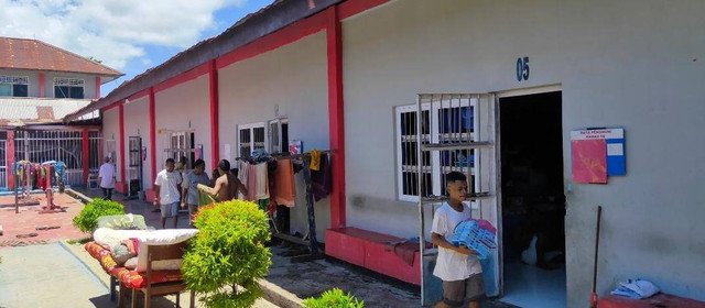 Tampak penghuni Blok  sedang melakukan aktifitas Senin (20/03) : Foto Humas Lembaga Pemasyarakatan Kelas IIB Manokwari 