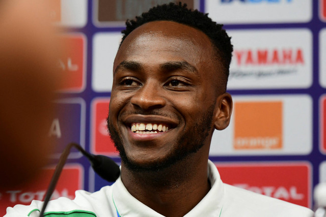 Pemain Timnas Burundi Saido Berahino. Foto: Giuseppe CACACE / AF