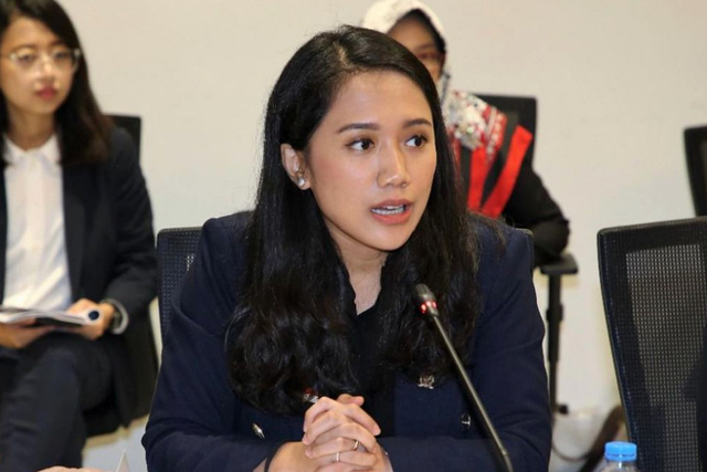 Puteri Komarudin, anggota DPR Komisi XI dari Golkar. Foto: Instagram/@puterikomarudin