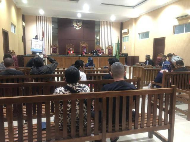 Sidang vonis tipikor SMKN 1 Batam. Foto: Istimewa