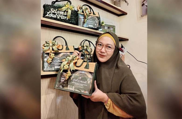Kiki Chandra Amalia owner Tumtim Cookies, yang juga anggota komunitas Tangan Di Atas (TDA) Sidoarjo. dok/pribadi