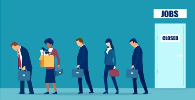 sumber : shutterstock https://www.shutterstock.com/id/image-vector/vector-sad-group-people-fired-job-1695242146