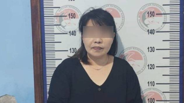 Tersangka M (45) diciduk polisi usai transaksi sabu di Salukaili. Foto: Dok. Polres Pasangkayu