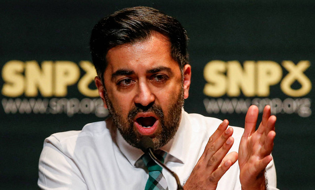 Menteri Kesehatan Skotlandia Humza Yousaf. Foto: CRAIG BROUGH / POOL / AFP